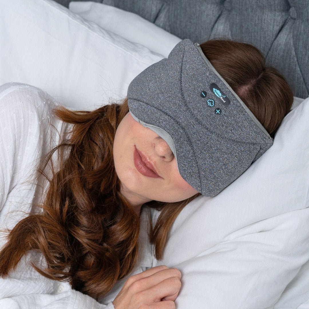 SnoozeBand™ Deluxe - Sleep Mask Headphones - Snooze Band